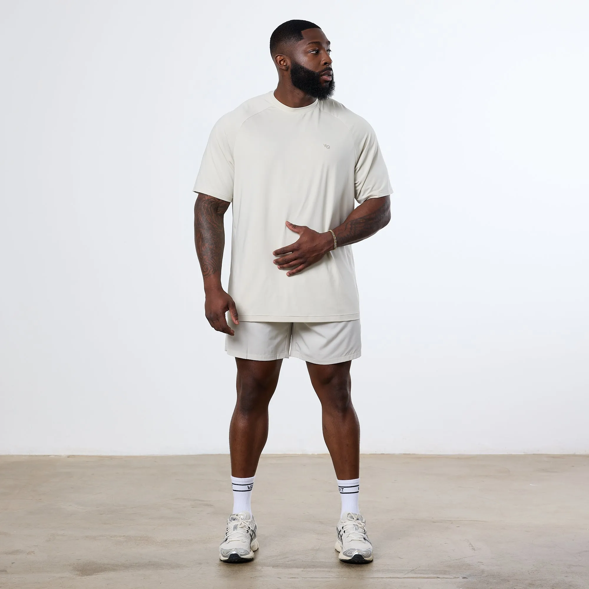 Odor Resistant Treatment Vanquish Essential Stone Performance Oversized T Shirt