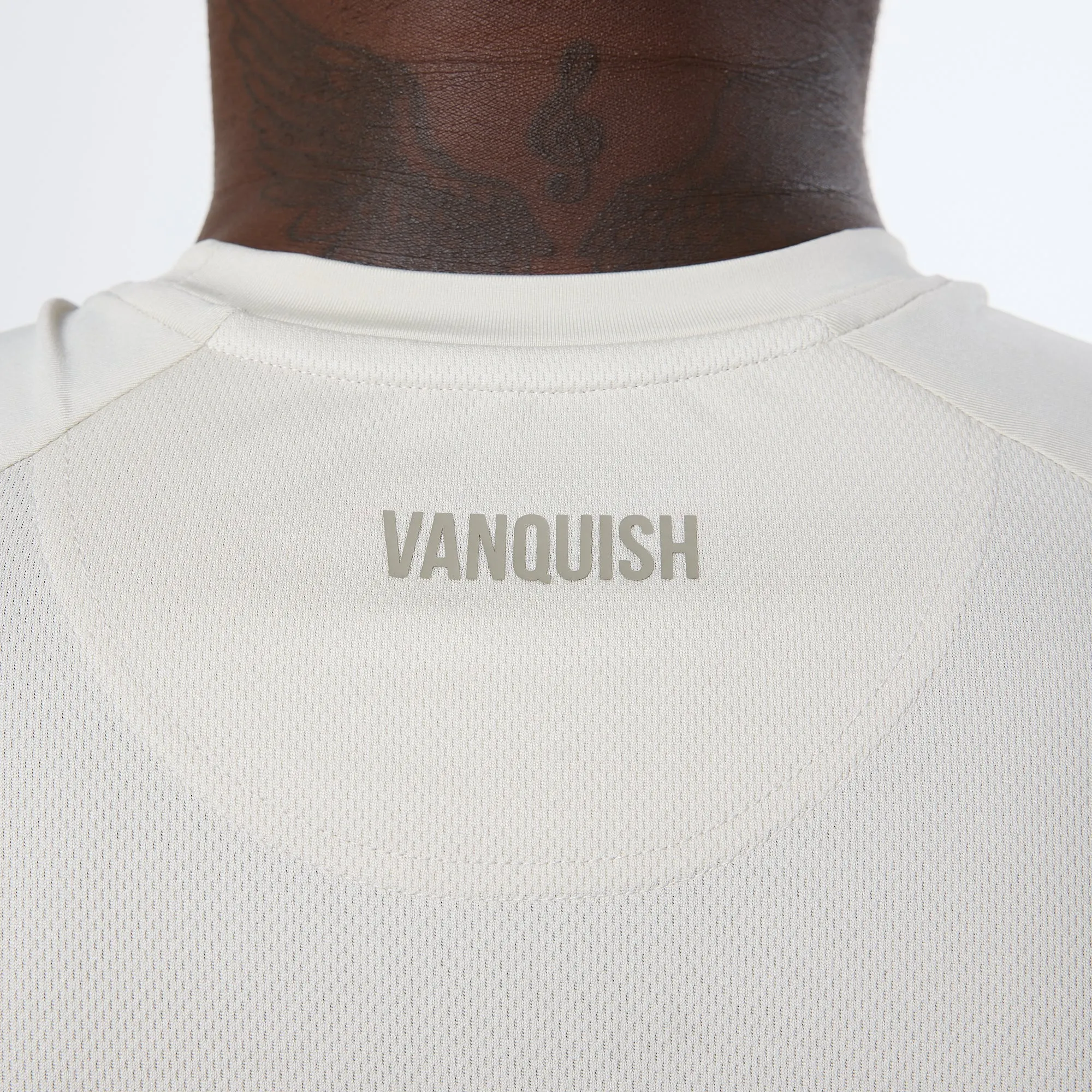 Long sleeved warmth Vanquish Essential Stone Performance Oversized T Shirt