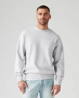 Stretch Unisex Wear Classic Wear Relaxed Style Levi's? Authentic Crew Sweat - Light Grey Heather
