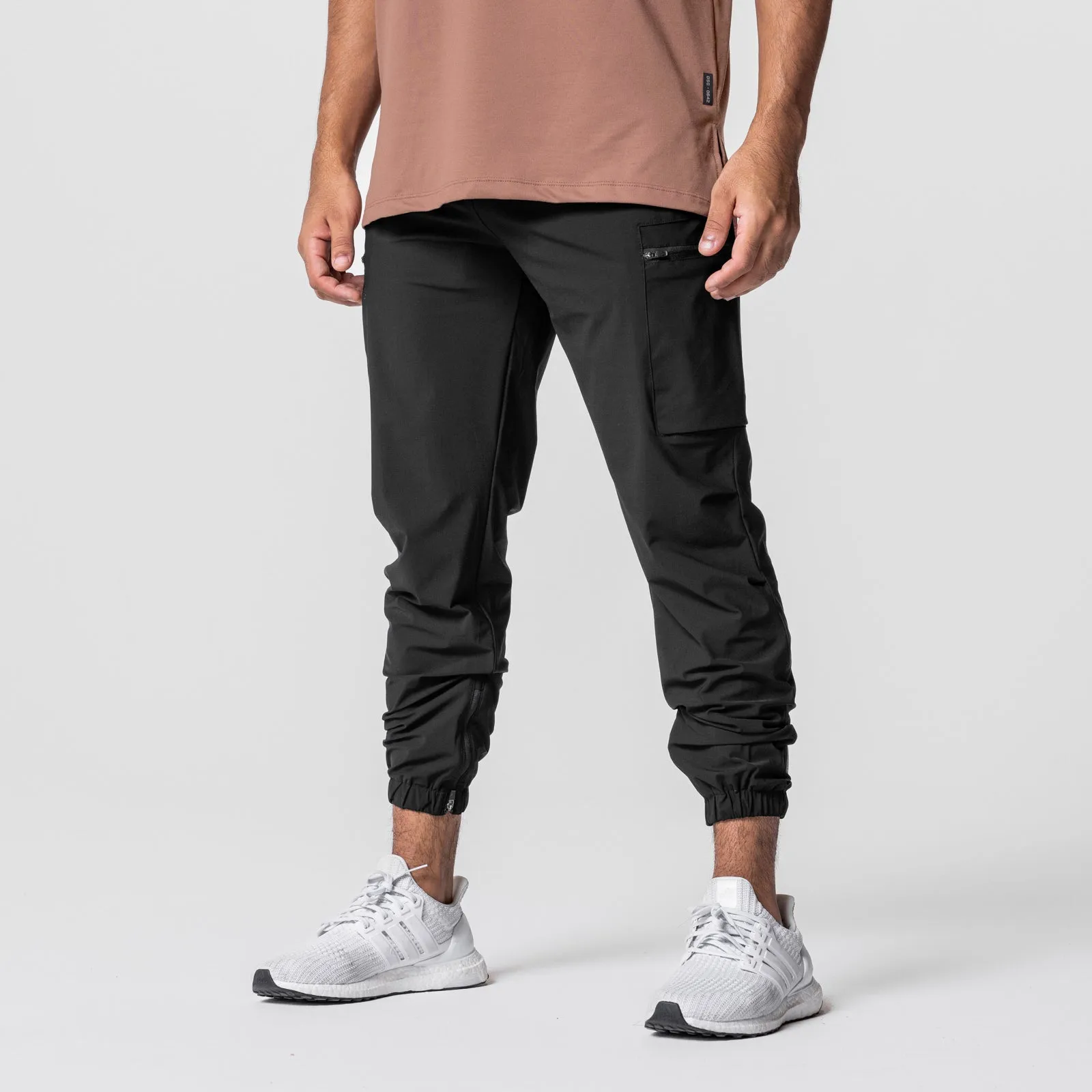 Compact Pack Contoured Panel Design 0656. Tetra-Lite? Standard Zip Jogger - Black