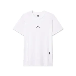 LayeredHemDetails 1027. WarpFlexx-Lite? Half-Sleeve Baselayer - White