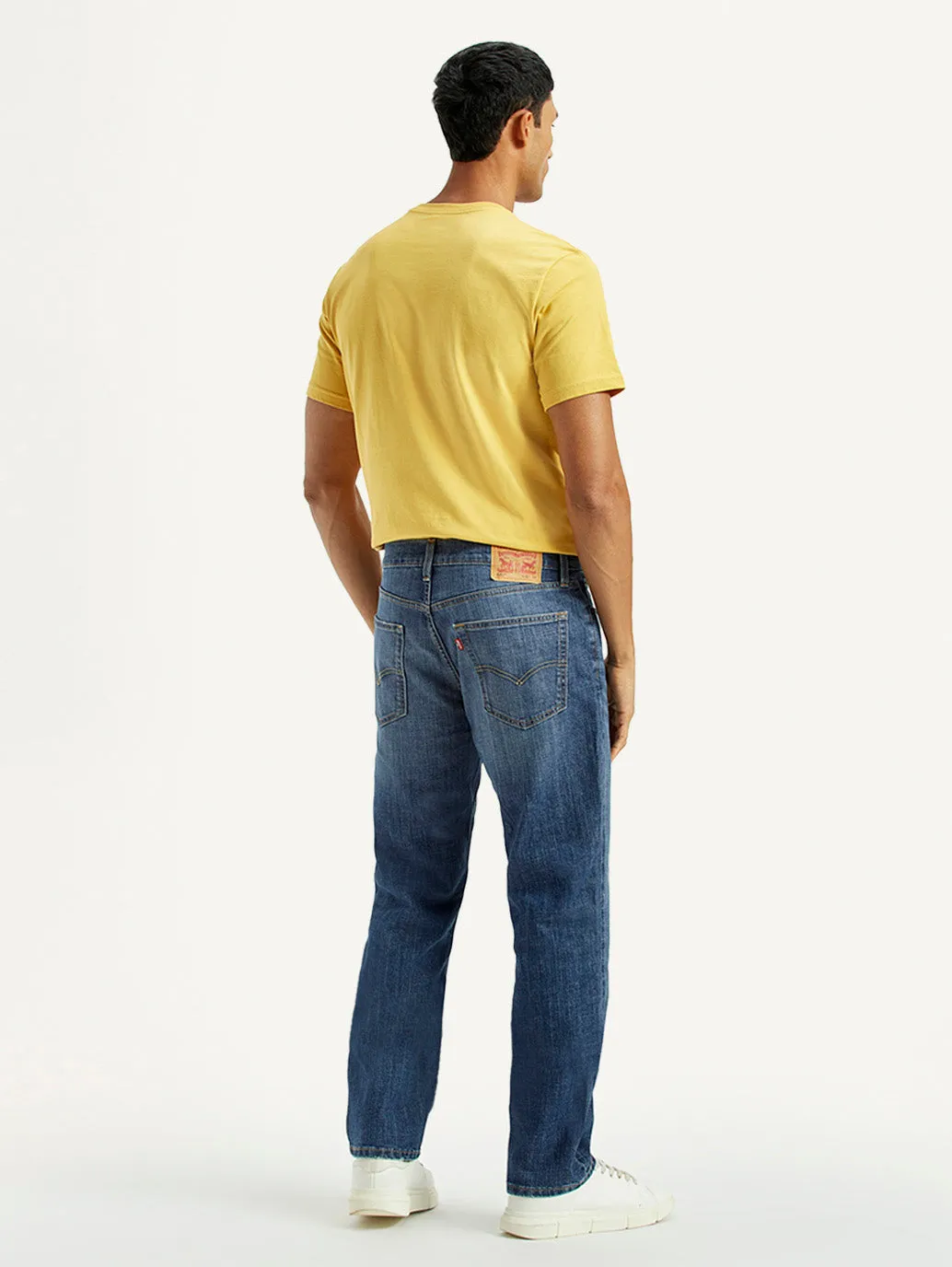 Style Element Night Out Daily Wear Men's 541 Med Indigo Athletic Tapered Fit Mid Rise Jeans