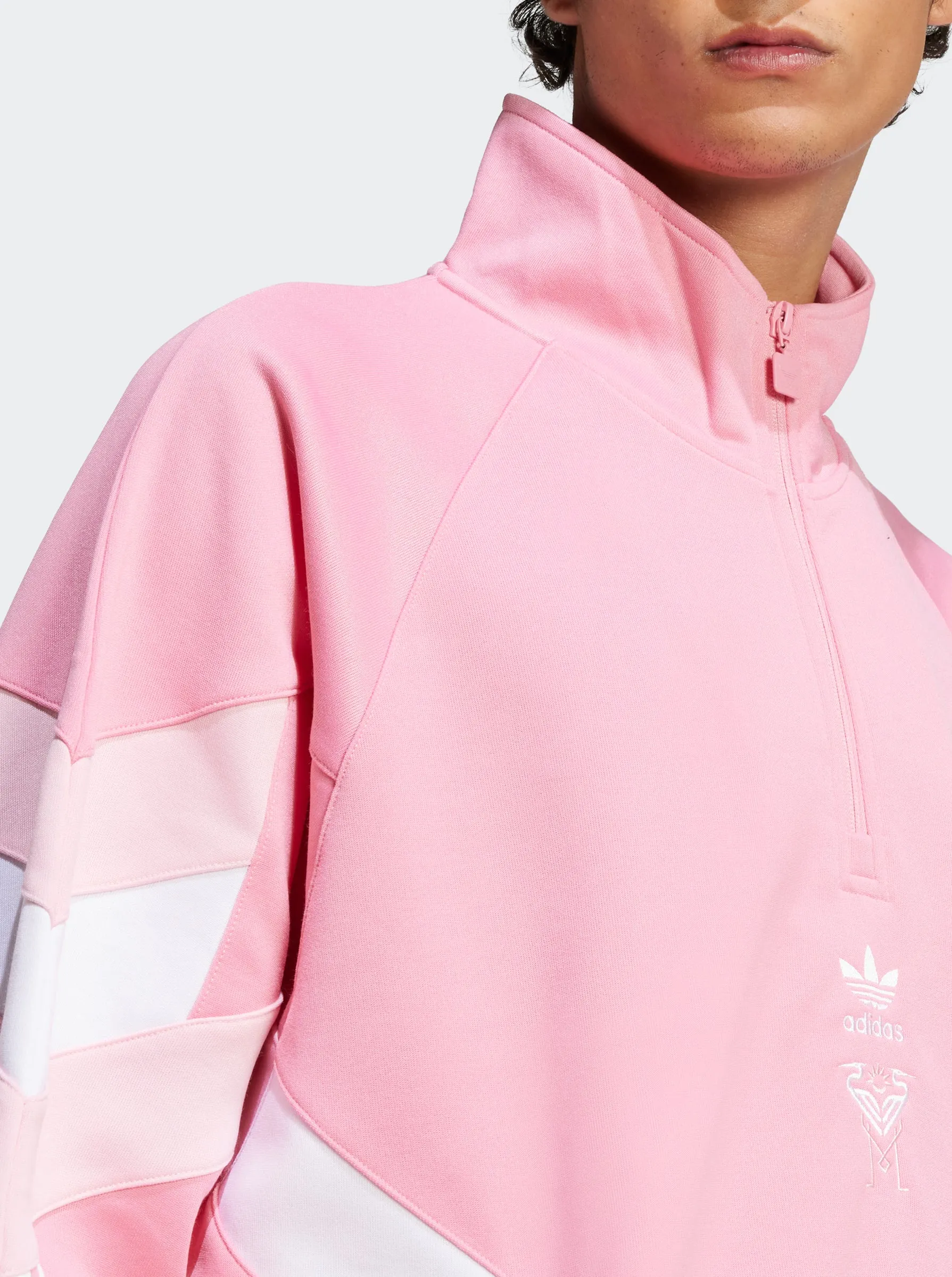 Inter Miami CF Originals Half-Zip Crew Sweatshirt windproof crew neck