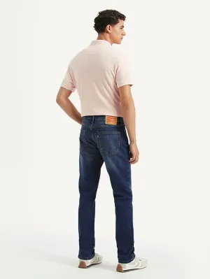 Reinforced Stitching Details Streetwear Mood Men's 511 Blue Slim Fit Mid Rise Jeans