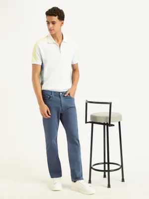 Men's 512 Blue Slim Tapered Fit Mid Rise Jeans Relaxed Style Weekend Style High Quality Layer game