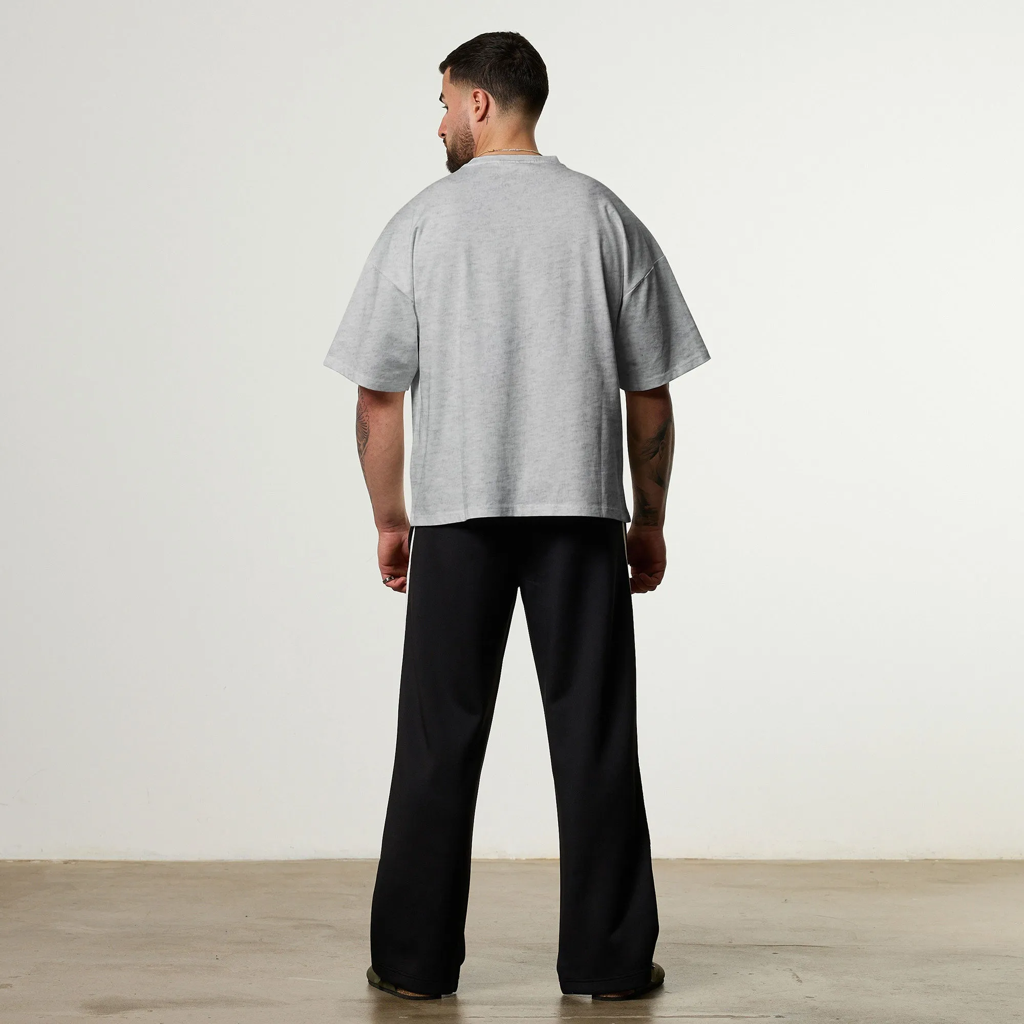 Sustainable Textile Vanquish Off Season Ice Marl Oversized Boxy Pocket T Shirt