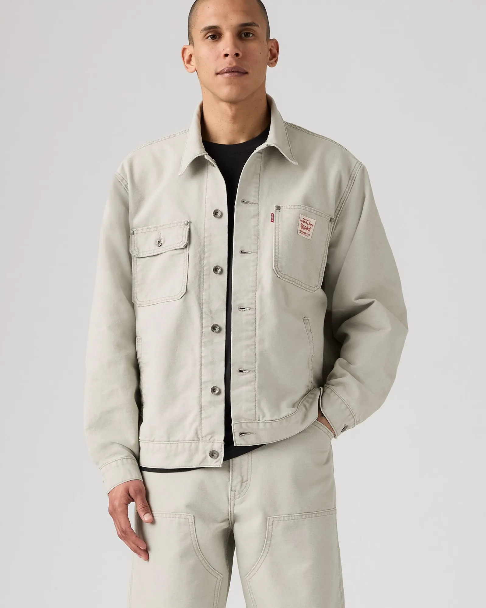 Levi's? Workwear Sunrise Trucker Jacket - Clay London Fog Active Days