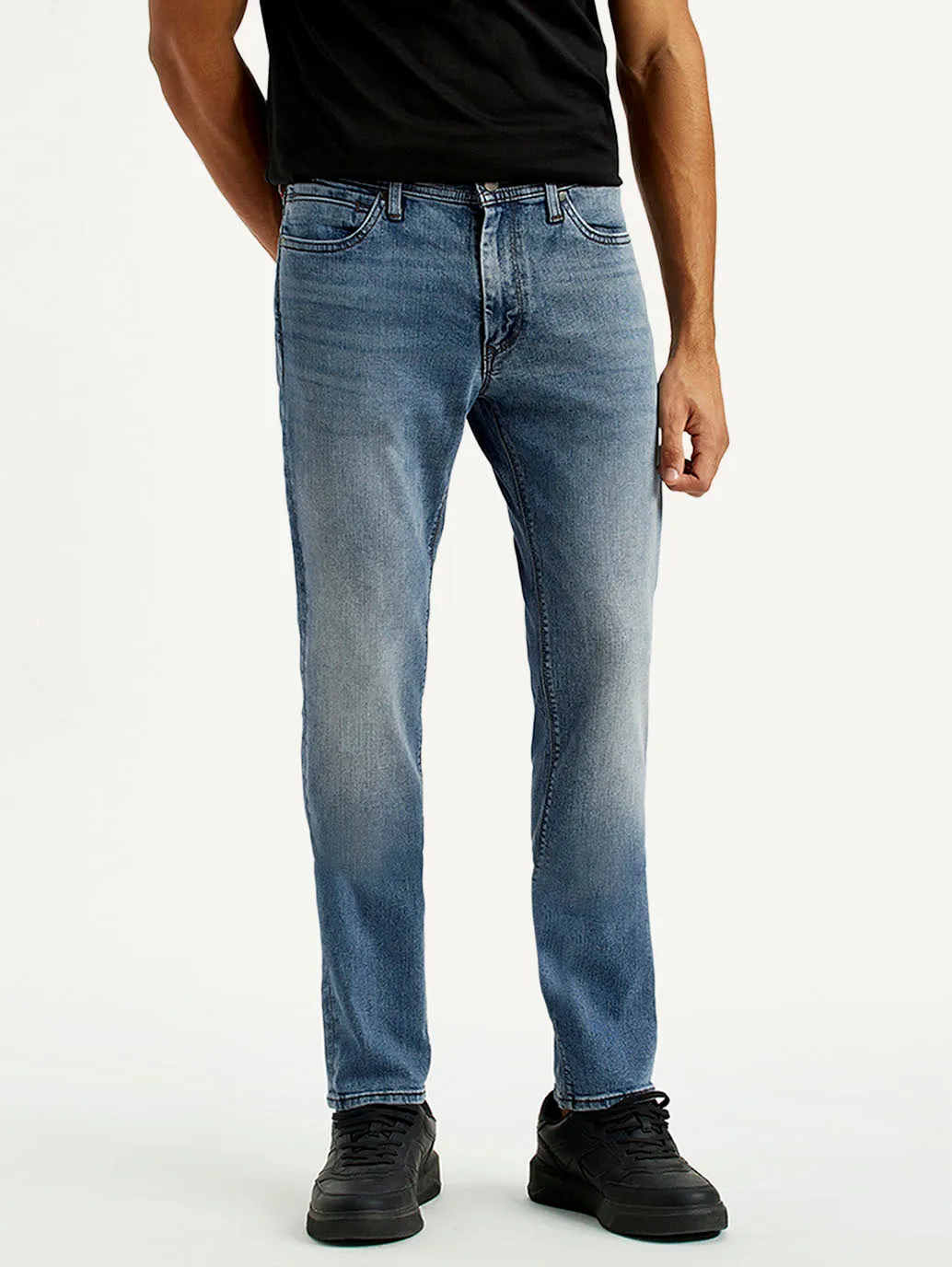 Men's Redloop 511 Indigo Slim Fit Mid Rise Jeans Ready For All