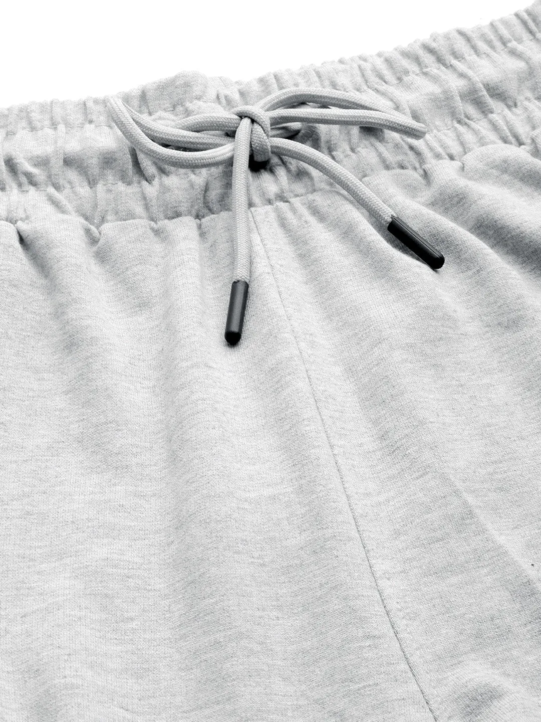 TaglessComfort Wear Resistant Fabric Alcis Women Grey Melange Solid Slim-Fit Training Joggers with Side Taping