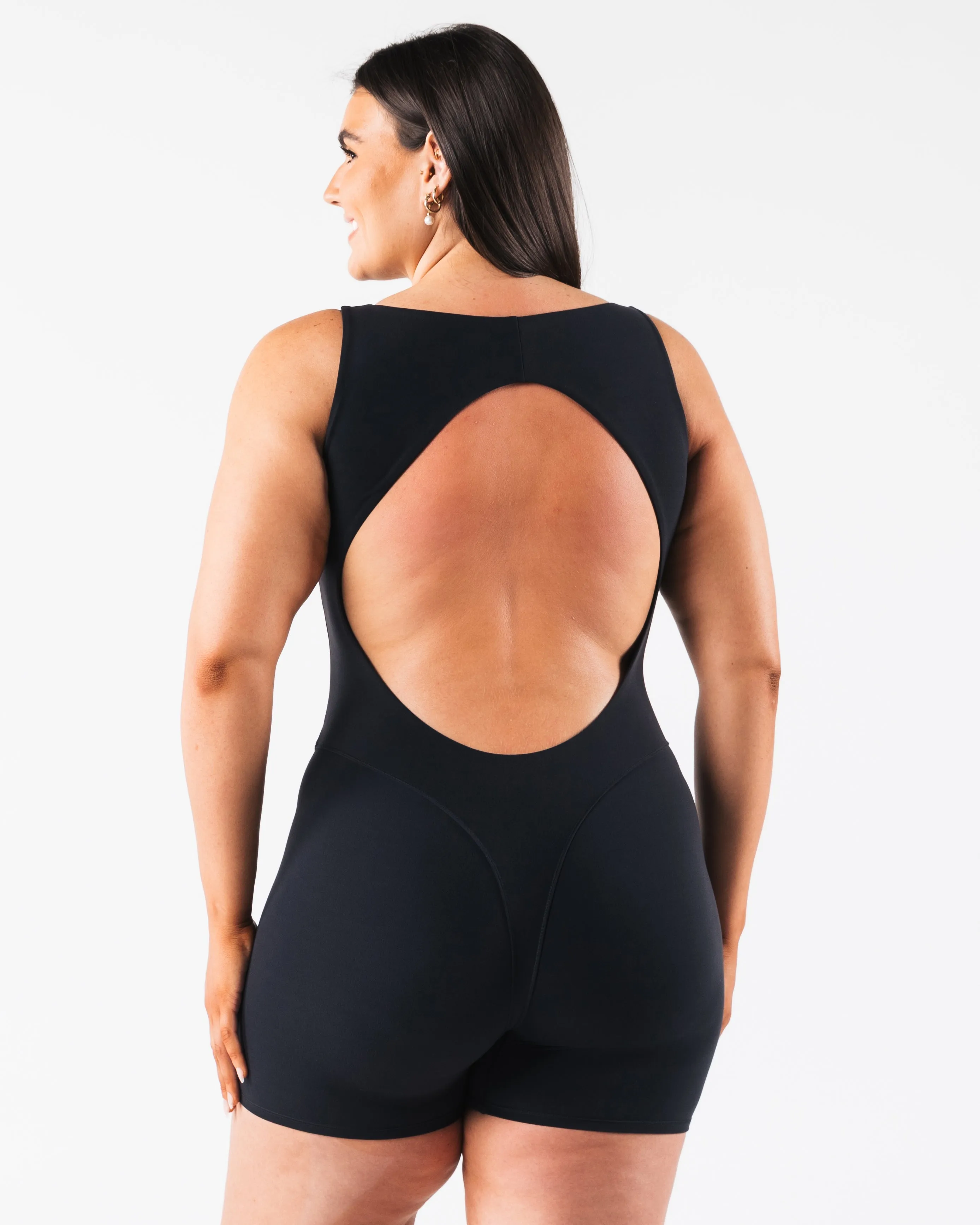 Kohl Bodysuit - Black DoubleStitchReinforcement AntiPilling Fabric