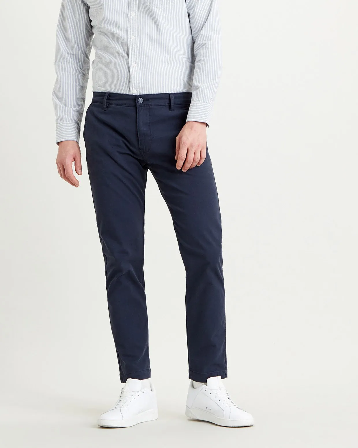 Textured Smart Casual Road Trip Levi's? XX Chino Standard II Regular Tapered Mens Chinos - Baltic Navy Shady