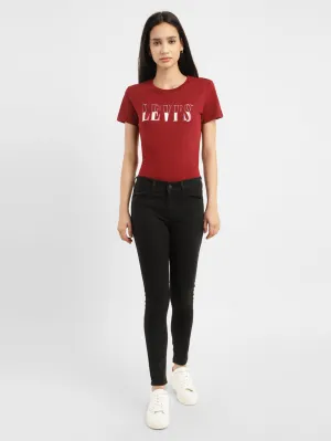 Women's 710 Black Skinny Fit Mid Rise Jeans Life Ready