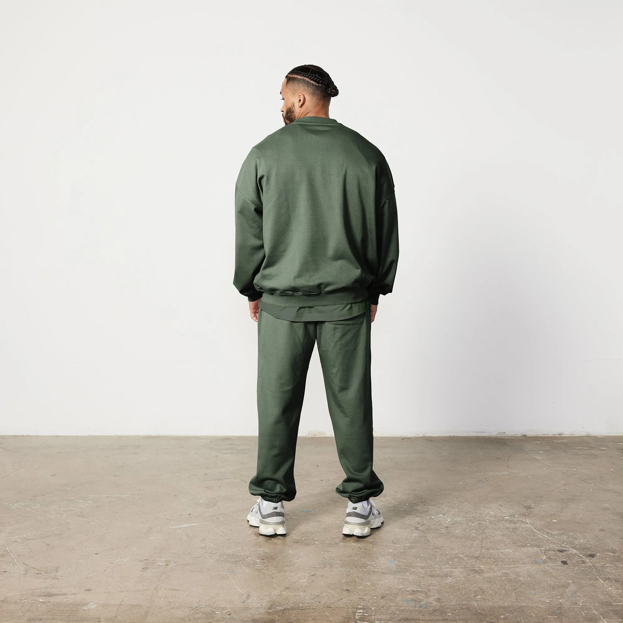 Functional Layer Vanquish Essential Forest Green Oversized Sweatpants