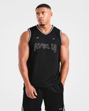 Rebound Stripe Tank - Black Reflective Safety Detailing SeamlessConstruction Core Style