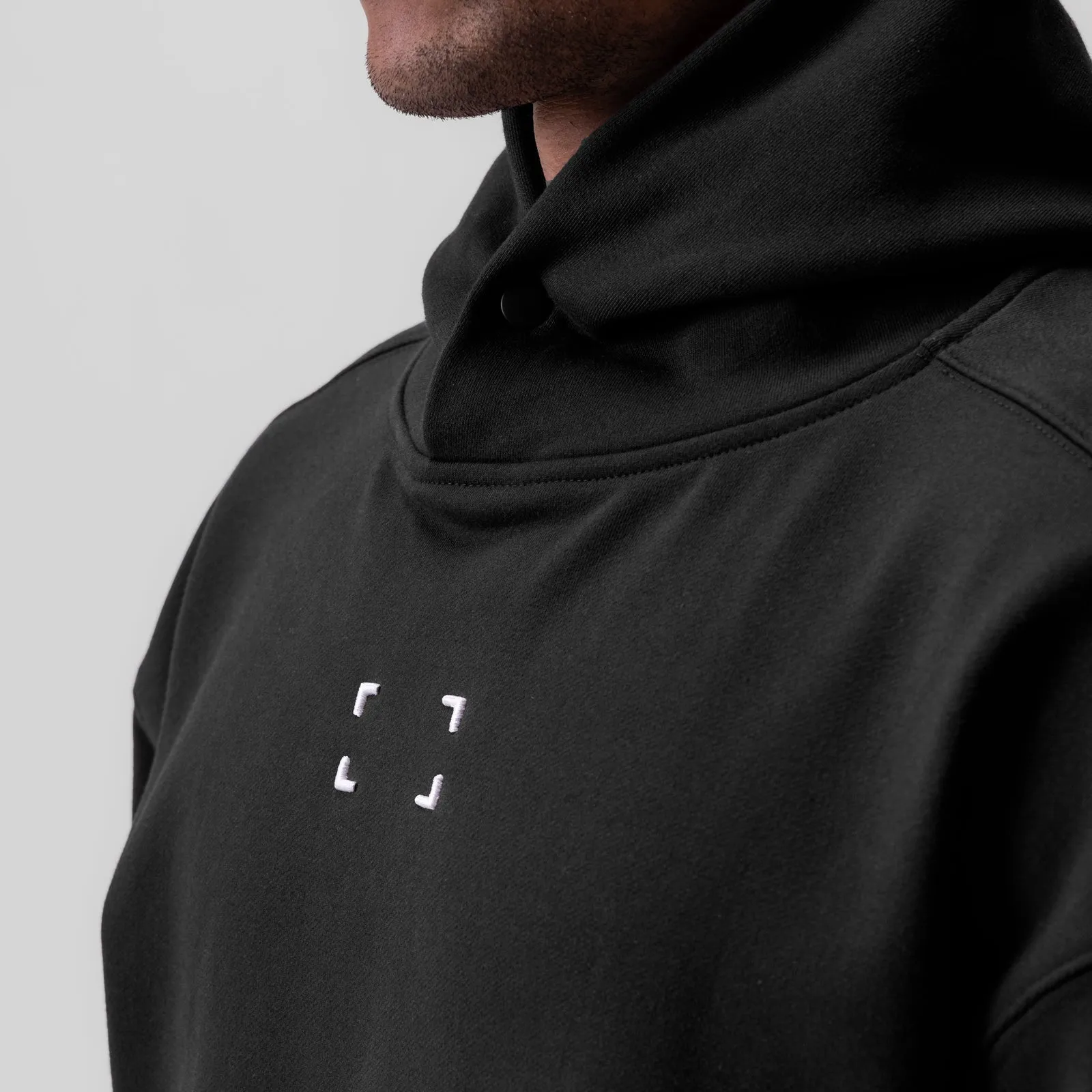 Bear like Creative Professional 0648. Tech-Terry? Hoodie - Black "Space Bracket"
