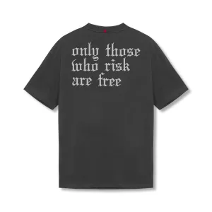 LayeredSleeveConstruction 0797. Tech Essential? Relaxed Tee - Space Grey/White "OTWR"