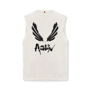 0807. Tech Essential? Relaxed Cutoff - Stone "Brush Wings/ASRV" air based