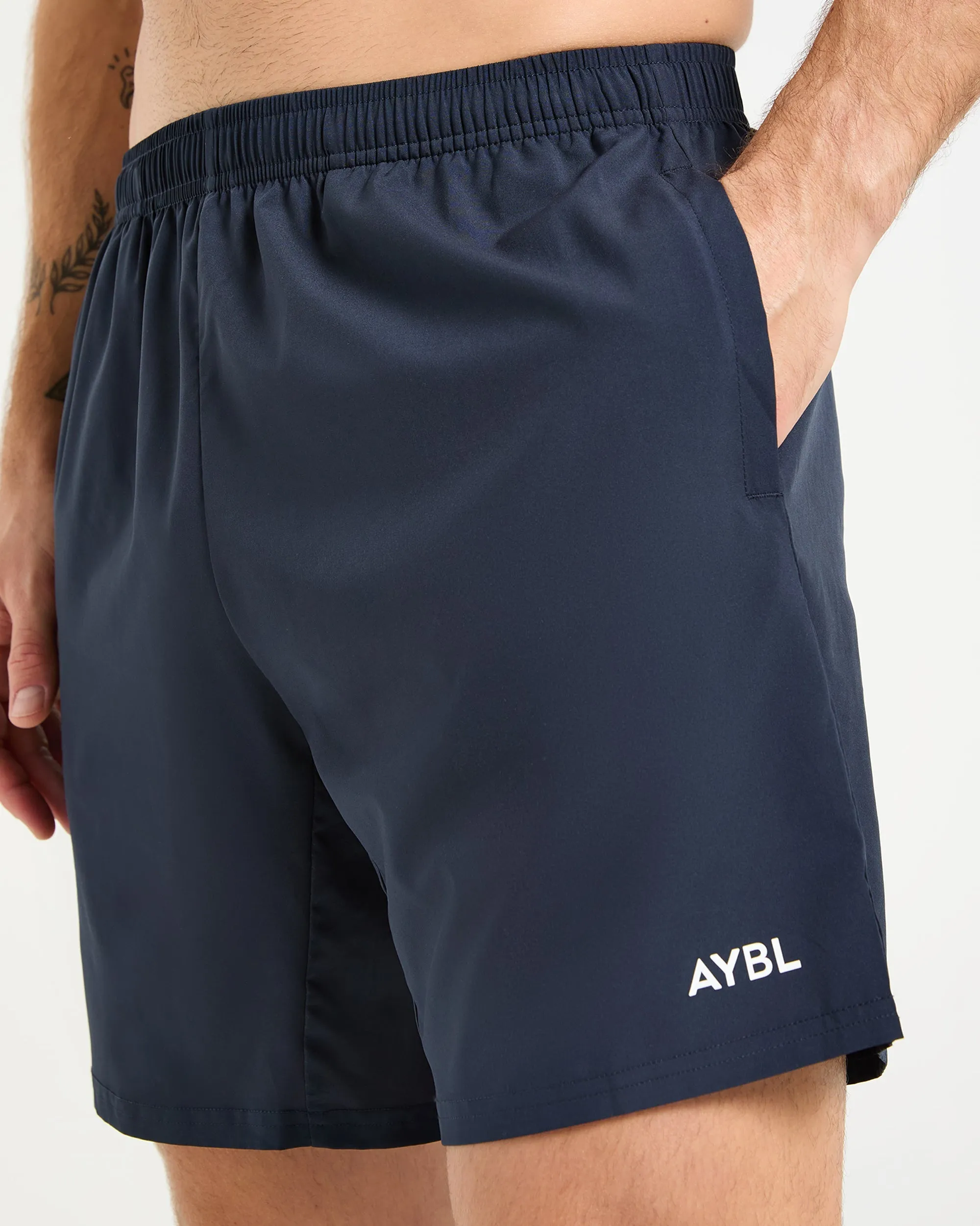 Chafe Free Edging Polyester shorts Core 7" Shorts - Navy