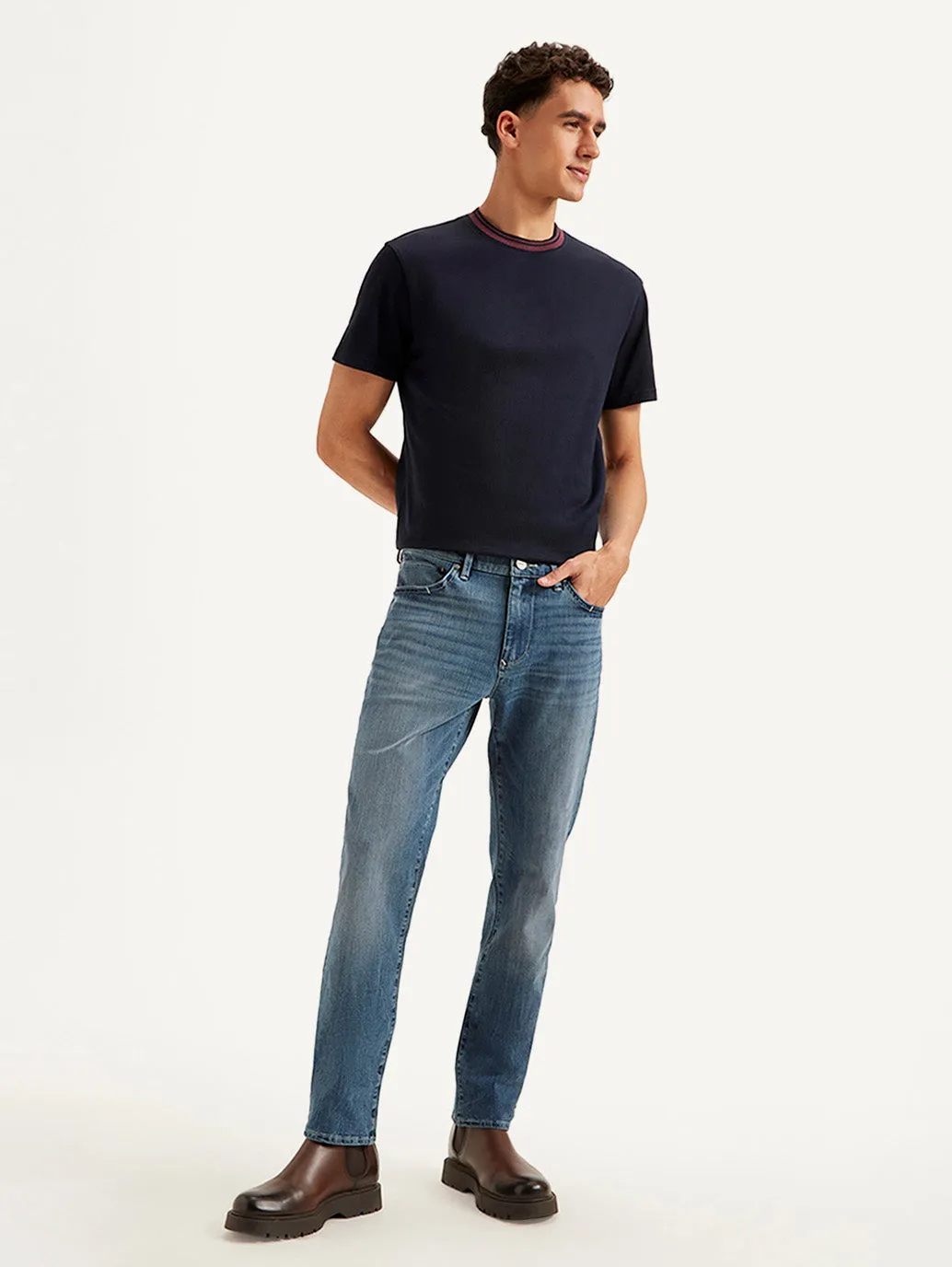 Men's Redloop 511 Slim Fit Mid Rise Jeans Daily Fashion