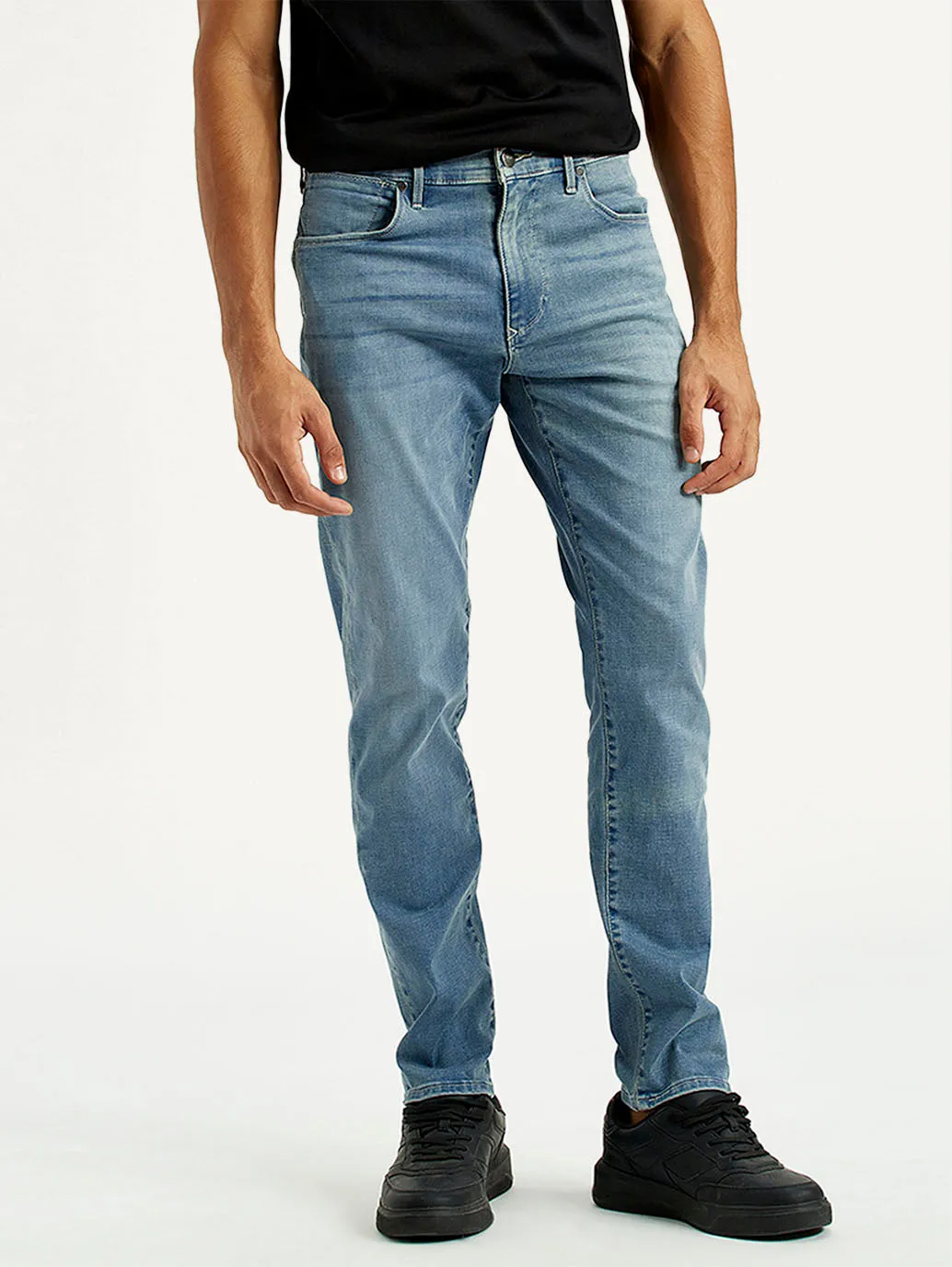Any Occasion Men's Redloop 512 Dark Indigo Slim Tapered Fit Mid Rise Jeans