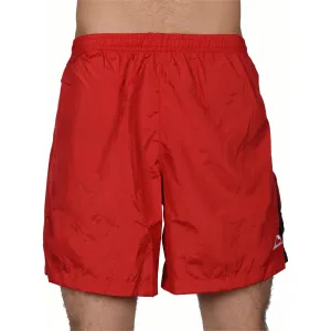Comfy Feel DIY project More Mile Zorbo 7 Inch Baggy Mens Running Shorts - Red
