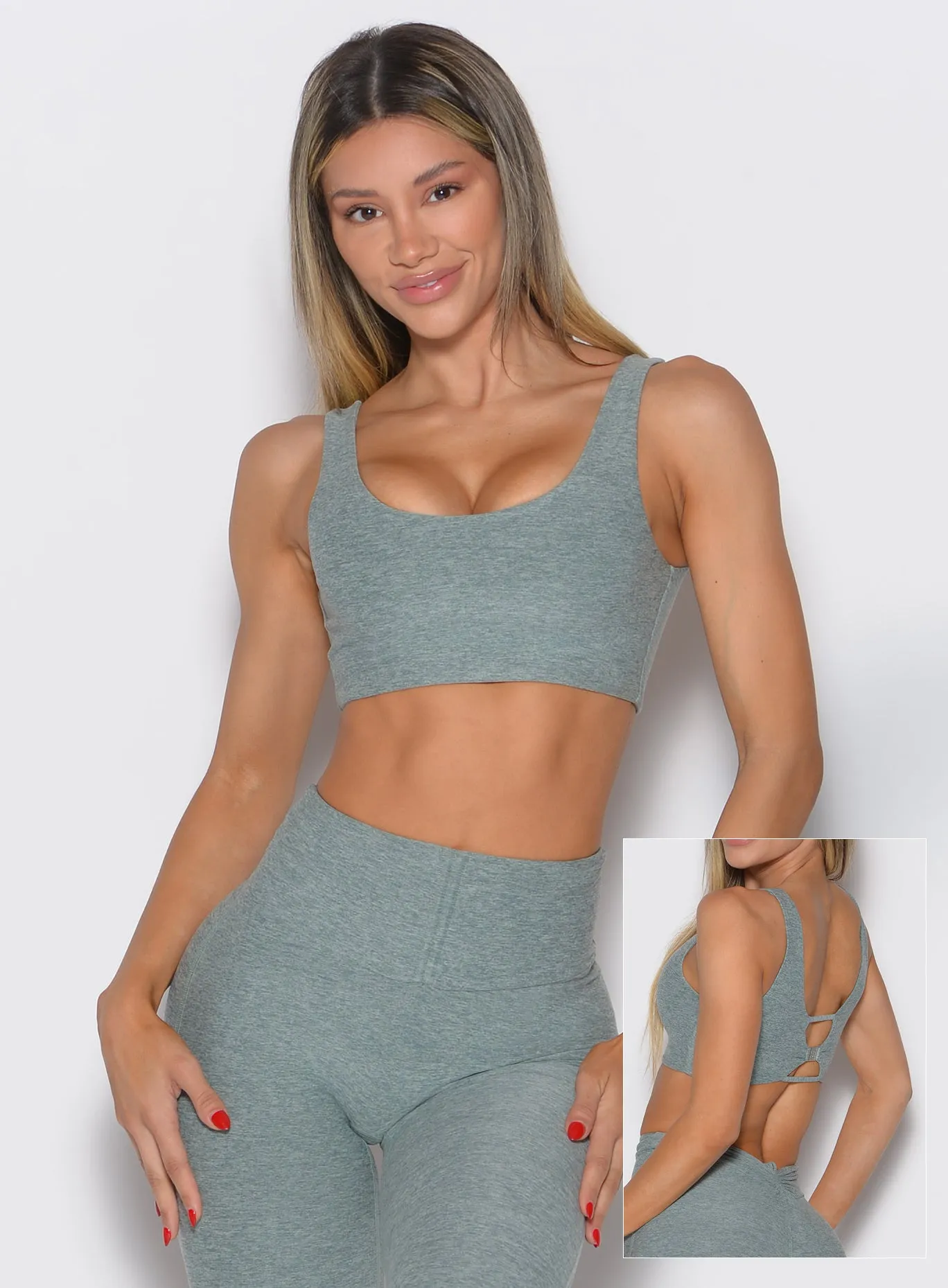 Dualmode Bra Laser Cut Edges Elastic Fabric
