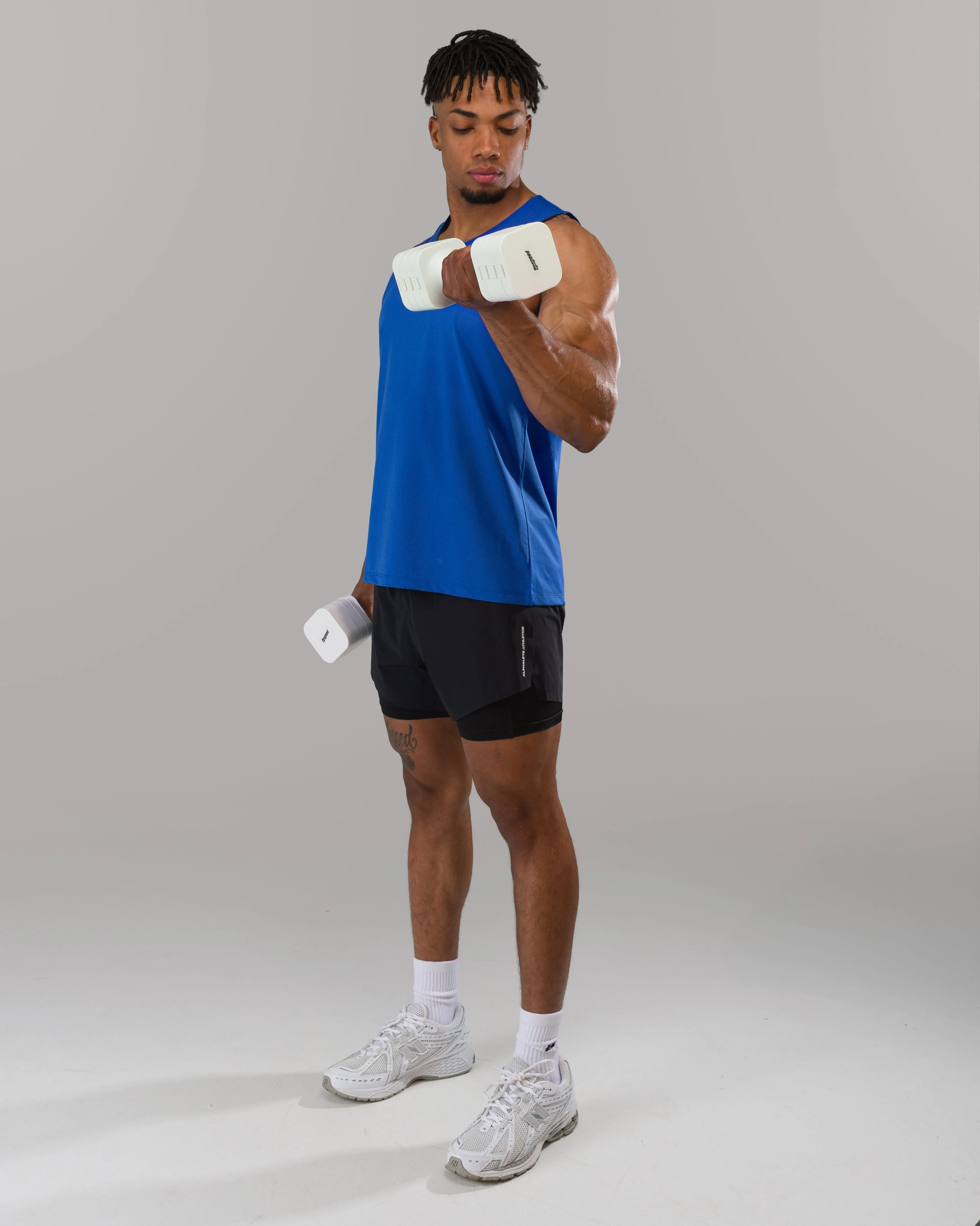 Base Cutoff - Prime Blue Athletic Performance Fit