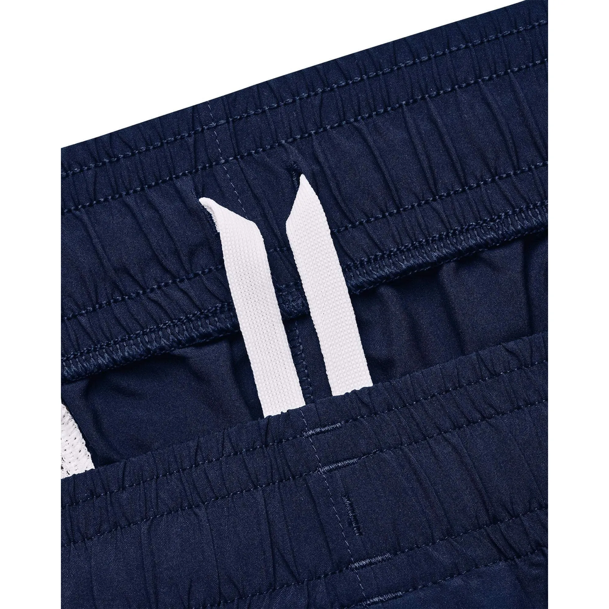 Under Armour Woven Graphic Wordmark Mens Training Shorts - Navy Warm Weather Style