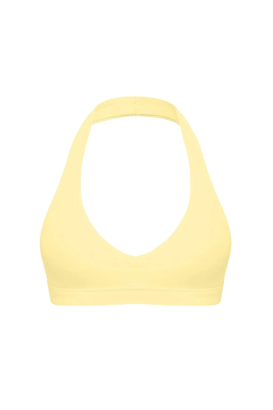 V-Cut Halter Bra Seam-Free Feel