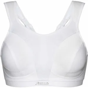 Shock Absorber D  Max Womens Sports Bra - White Seamless Support Secure Comfort