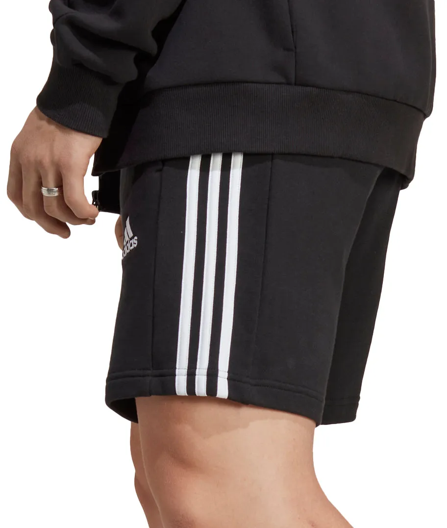 adidas Essentials 3 Stripes Mens Shorts - Black adventure apparel raincoat