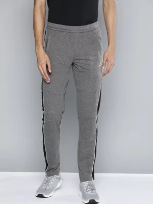 Reflective Trim Options Alcis Men Grey Solid Track Pant