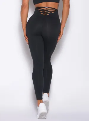 Mesh Panel Pro Athlete Cool Tone Sexy Back Leggings