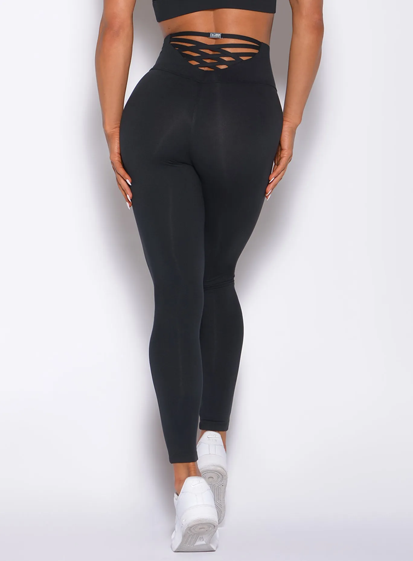 Mesh Panel Pro Athlete Cool Tone Sexy Back Leggings