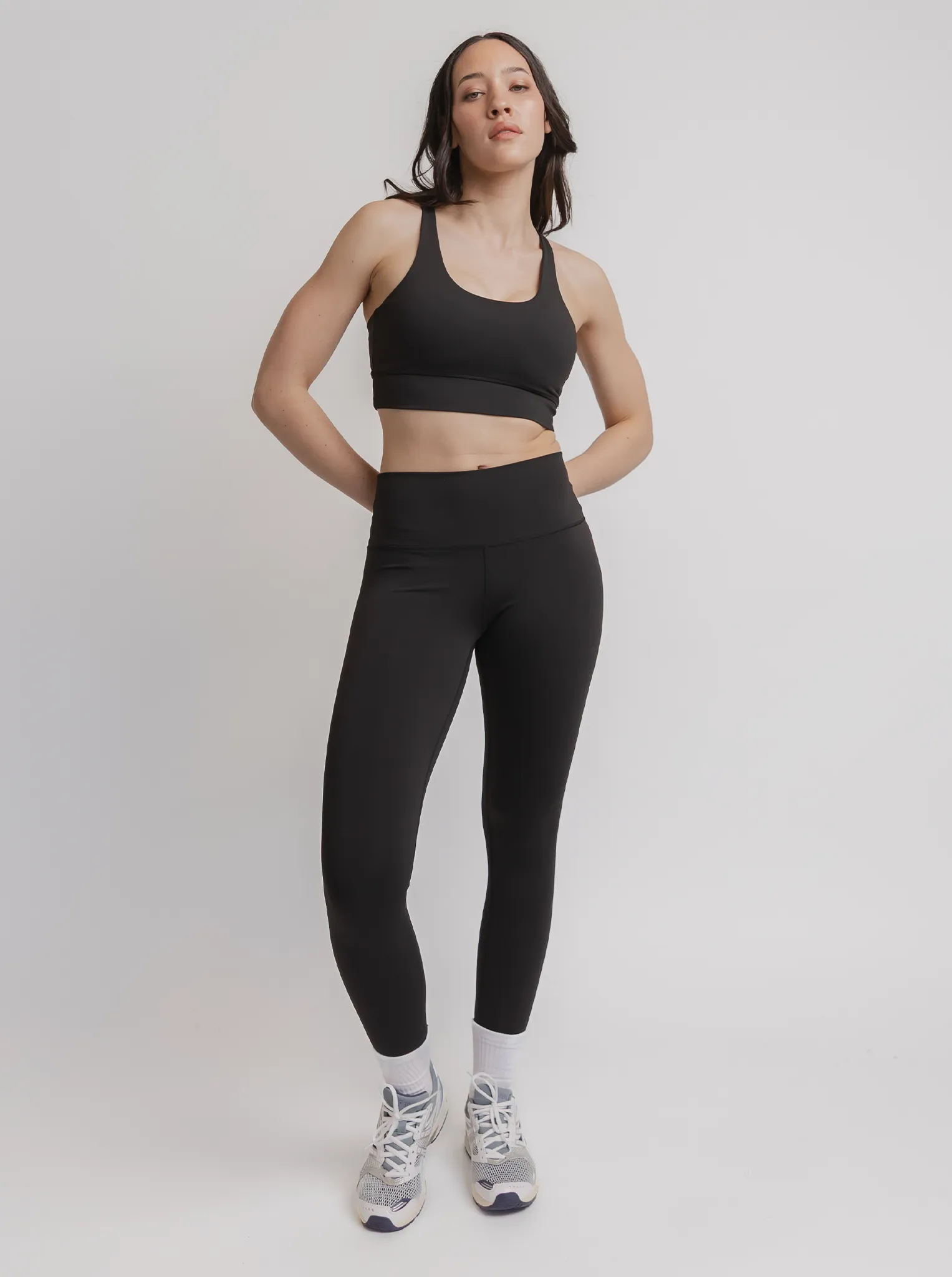 Elevate Bra in Black Lightweight Design camisole