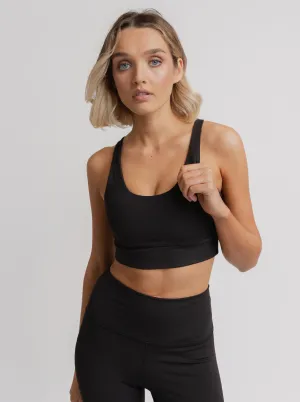 Elevate Bra in Black Adaptive Temperature Control