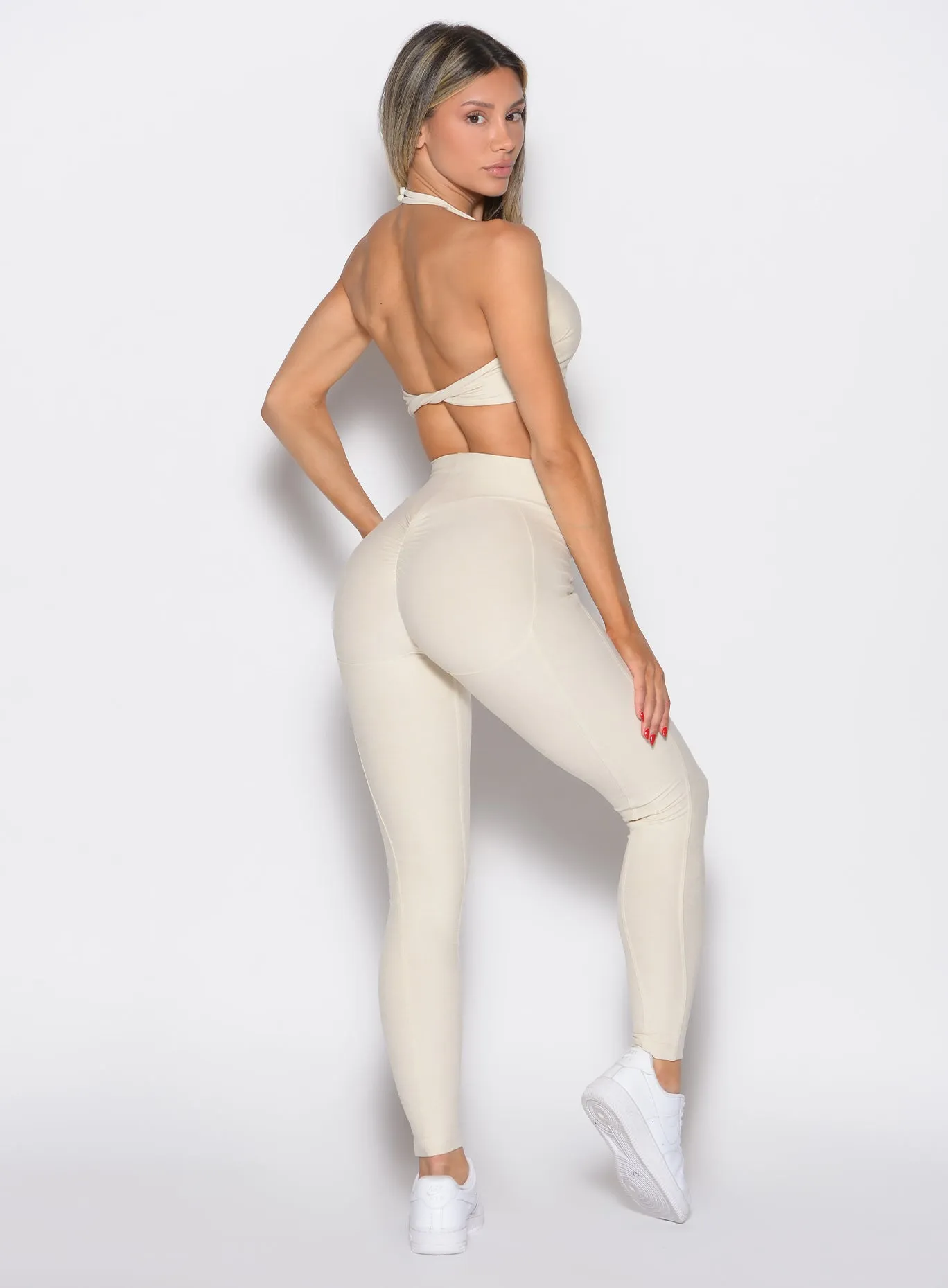 Uplift Peach Leggings Compression Support Evening Walk