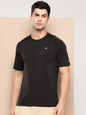 Alcis Men Printed Dry Tech Slim Fit T-shirt Summer Air VersatileCuff