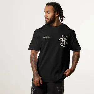 Daily Style Autumn Wear Vanquish Revolve Clubhouse Black Oversized T Shirt