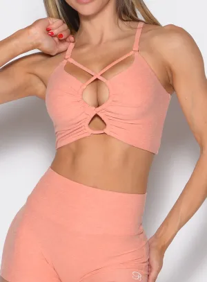 Stretchy Material Loop Luxe Bra Top