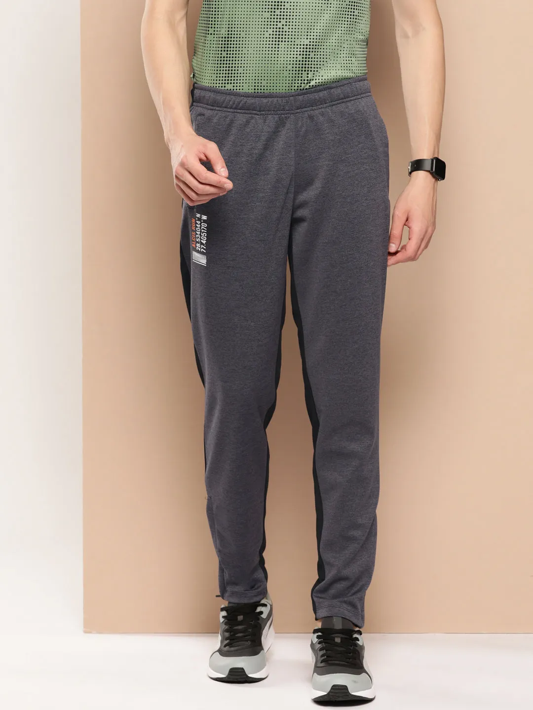 Alcis Men Colourblocked Slim Fit Running Track Pants Roomy Fit