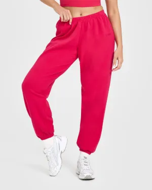 Abrasion Resistant Panels Tear Resistant Design Four Way Stretch Knit Mid Weight Joggers | Berry Bloom