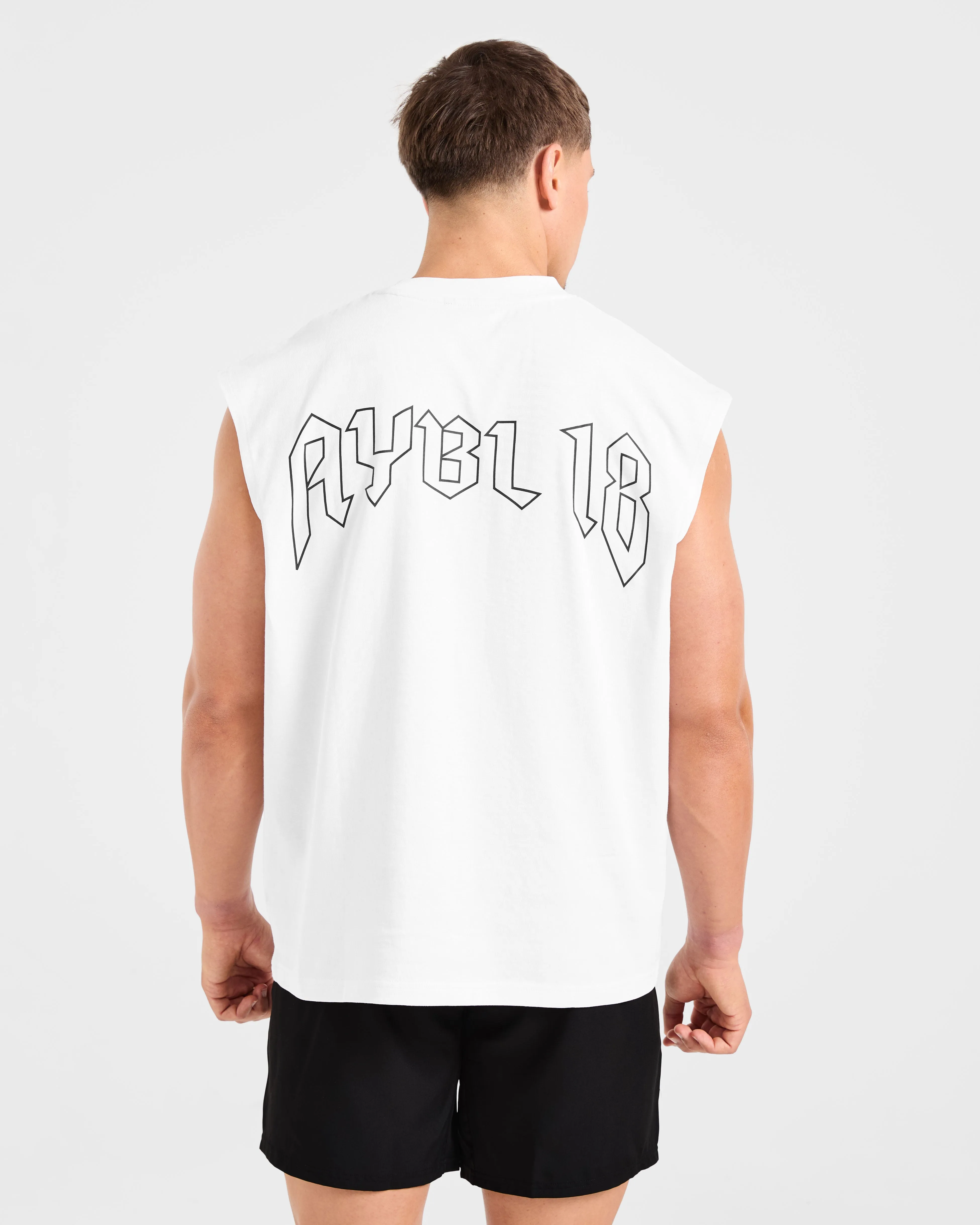 StaticResistantMaterial Relaxed Comfort Rebound Tank - White