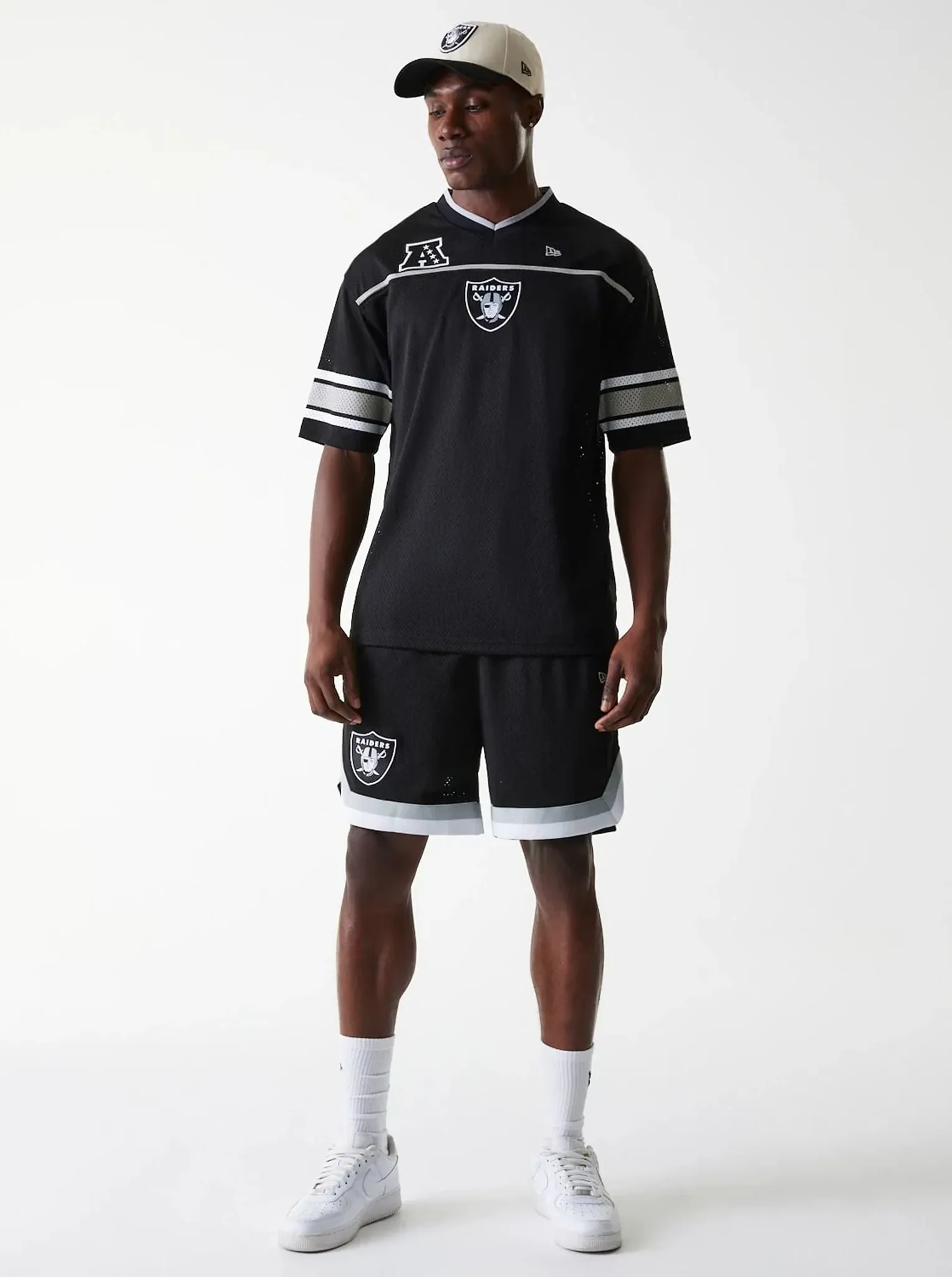 Las Vegas Raiders Mesh Short Free Movement Quick Pocket Access