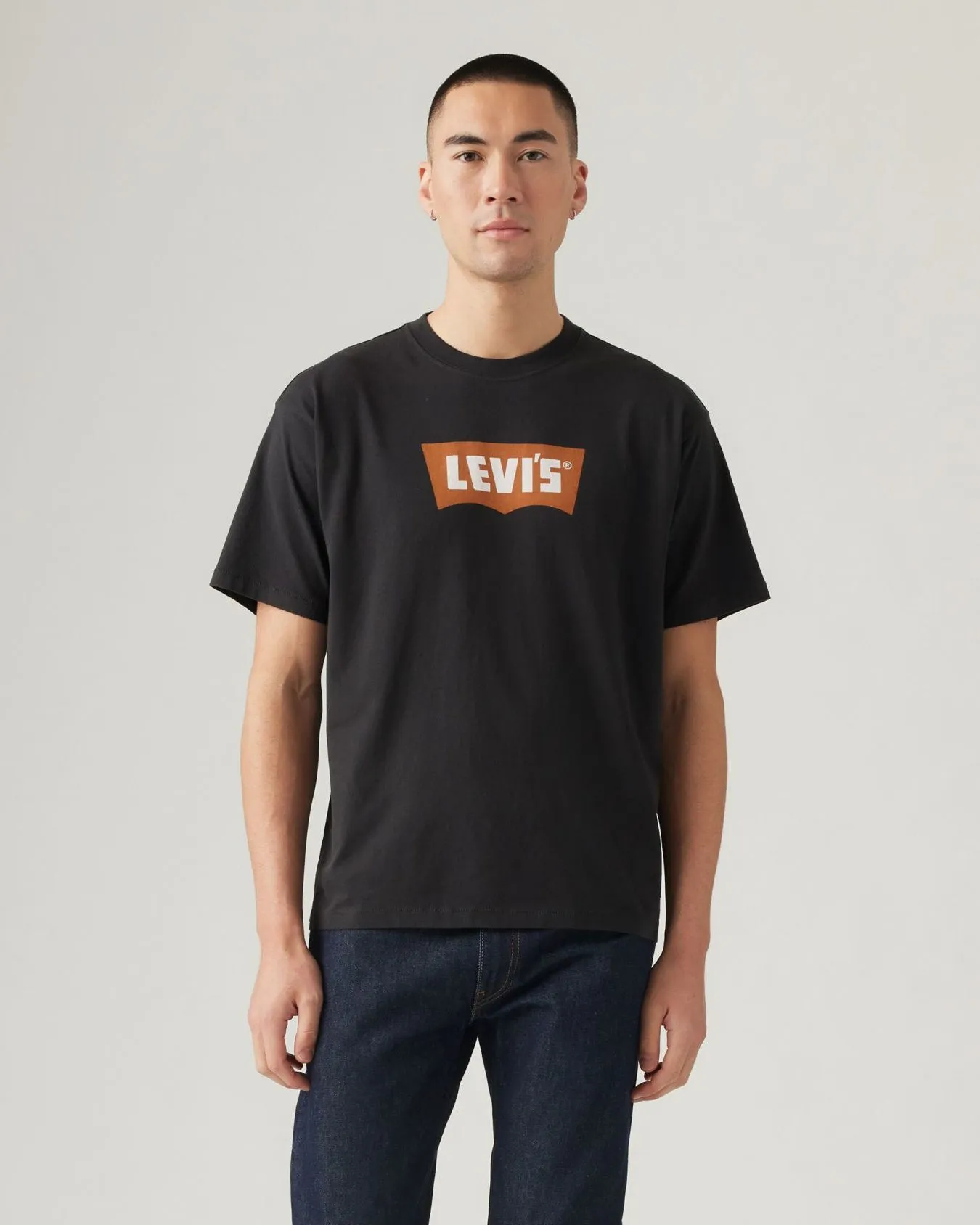 Levi's? Vintage Batwing Graphic Tee - Caviar / Vintage Pecan Spring Mood Office Wear Minimalist