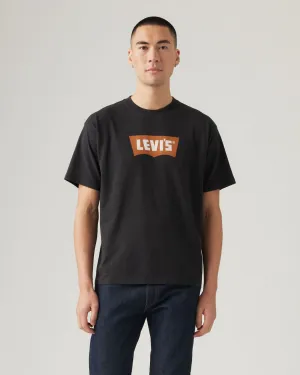 Levi's? Vintage Batwing Graphic Tee - Caviar / Vintage Pecan Routine Style Casual Friday Durable Athlete Fit