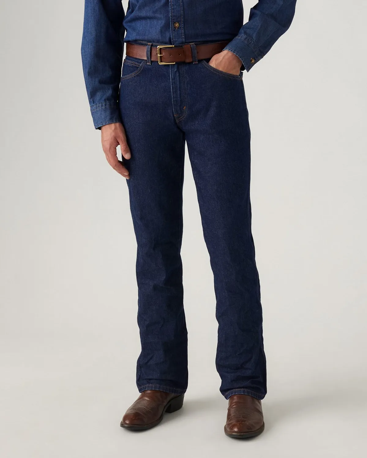 Iconic Outfit Sleek Option Levi's? 537 Western Bootcut Jeans - Rocky Rinse