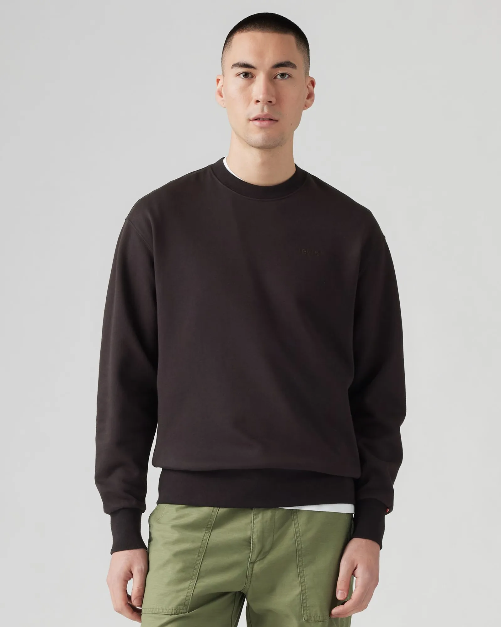 Levi's? Authentic Crew Sweat - Black Agate GD Style Focus
