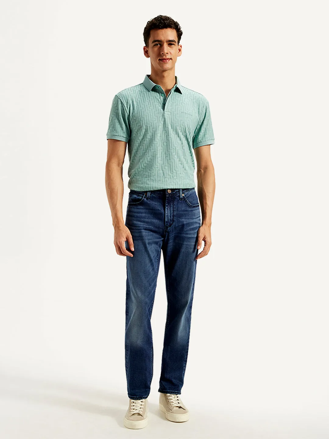 Clean Finish Men's Redloop 511 Slim Fit Mid Rise Jeans