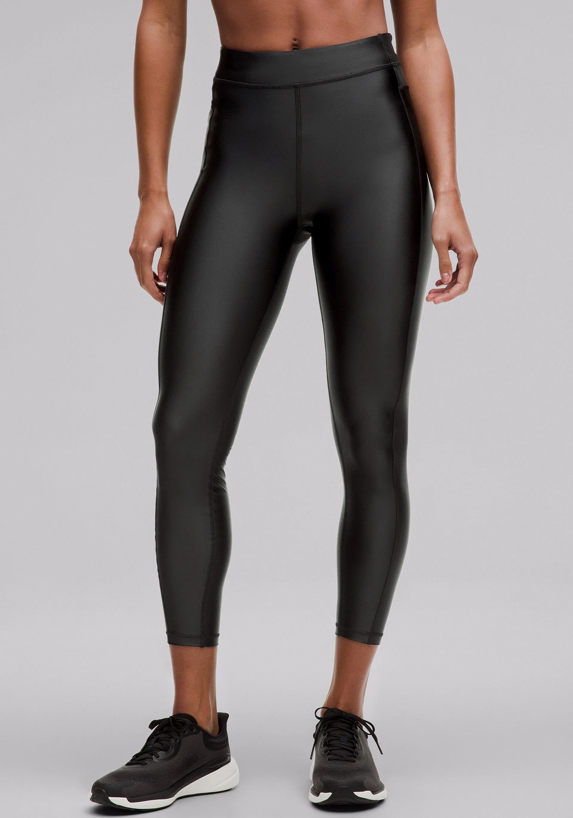 Satin Shine High-Rise Tight 25" Gusset Crotch Design Natural Touch